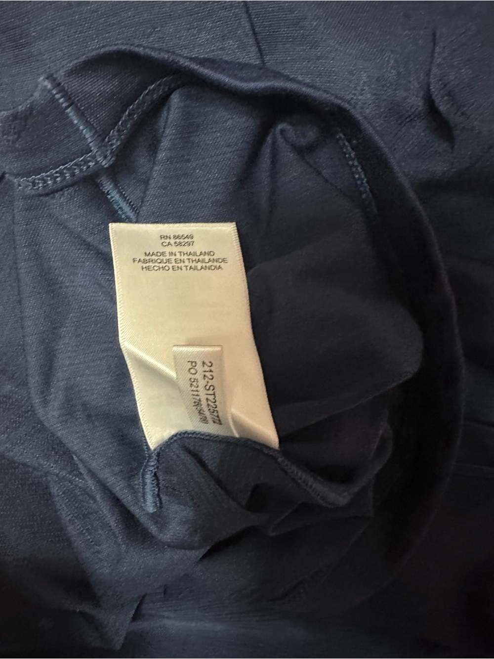 Tommy Bahama Men's Dark Navy Polo with Three-Button Placket - Picture 5 of 6